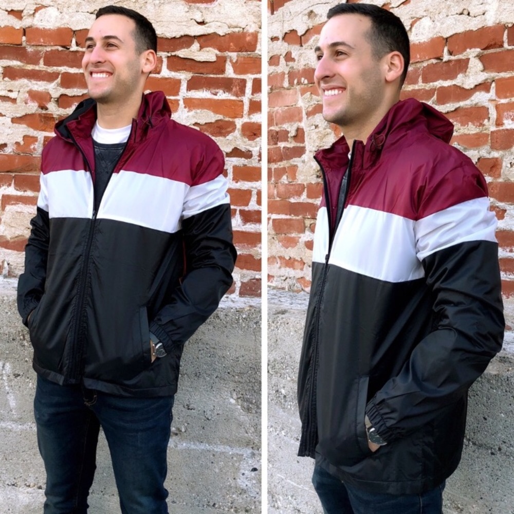 ‼️SALE TODAY ONLY‼️Mens Colorblock Windbreaker $35